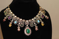 Sabyasachi Kundan Necklace with multi-gemstone gold filigree design